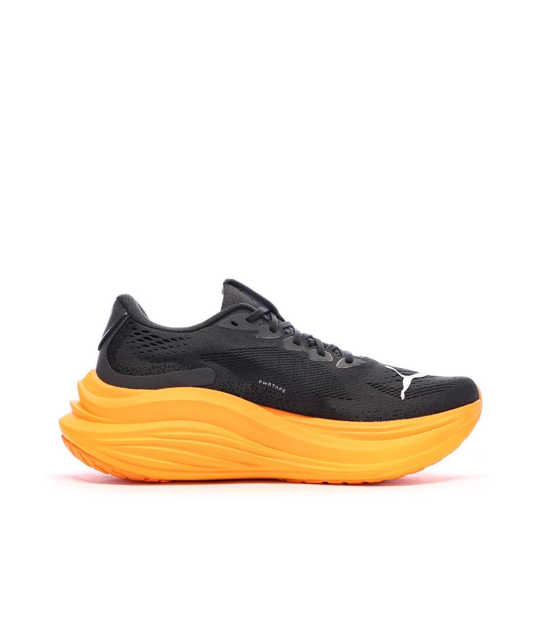 Chaussures de running grises/orange homme puma magmax nitro-2