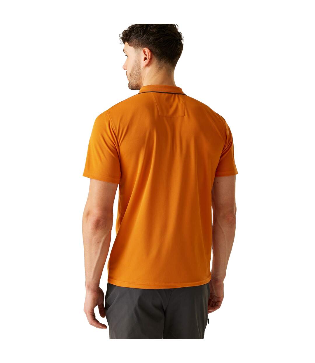 Polo de sport maverick homme orange sombre / cendre Regatta-2