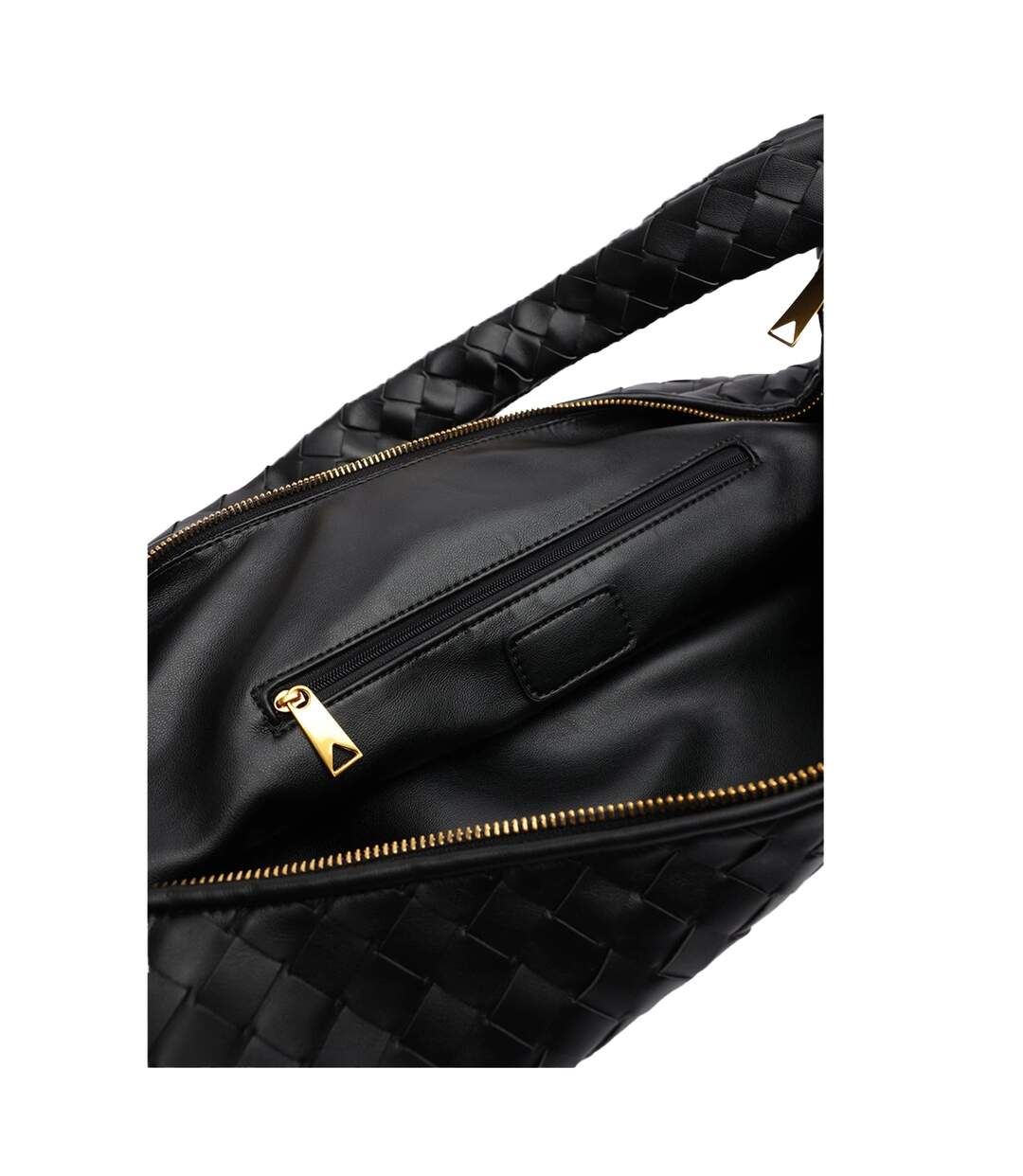 Womens/ladies Knotted Shoulder Bag One Size Black Where's That From-3
