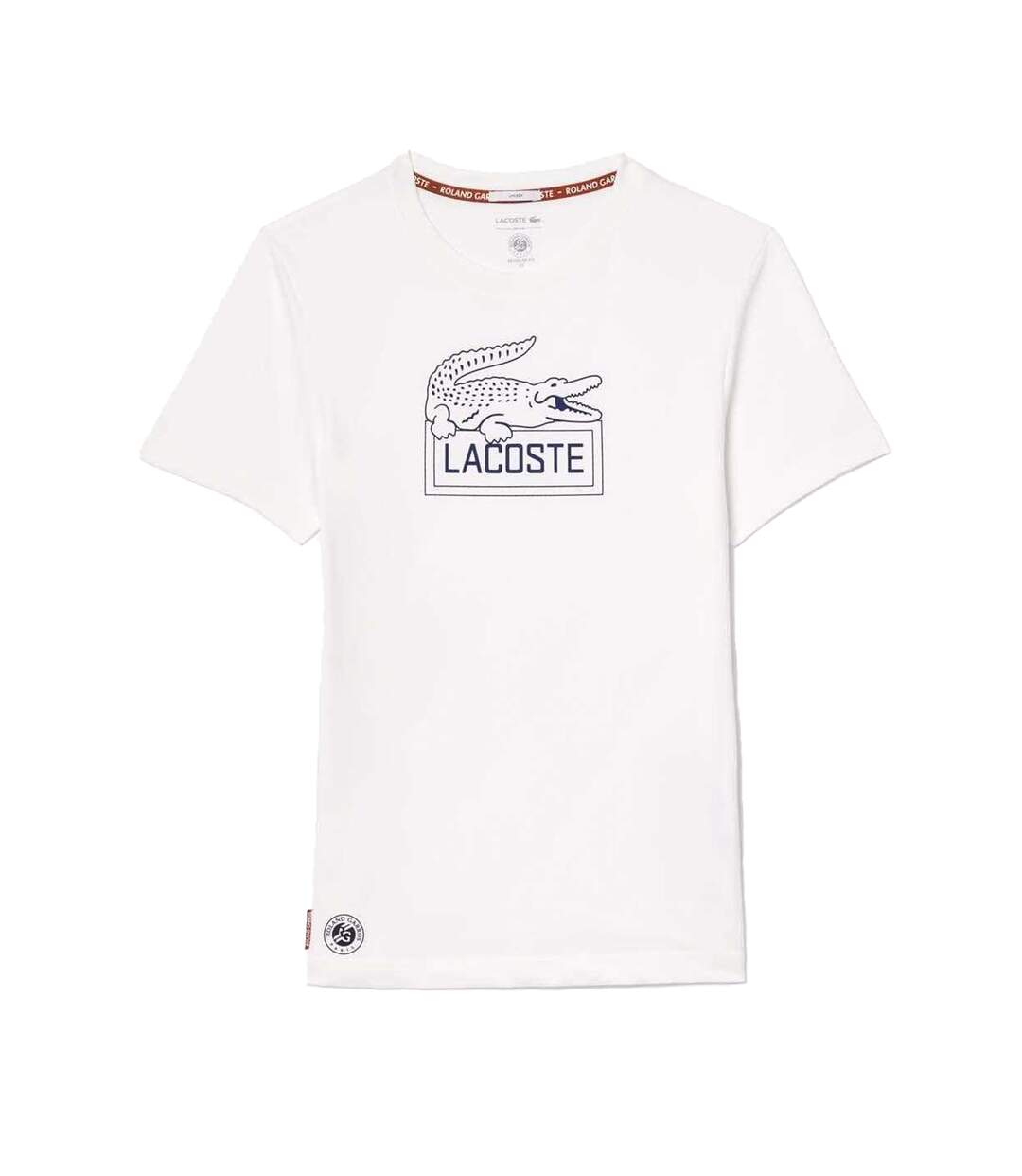 T-shirt Roland Garros Edition Adulte Blanc Lacoste-2