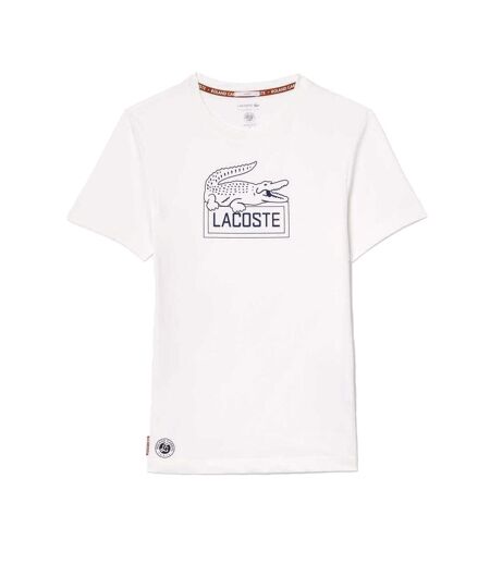 T-shirt Roland Garros Edition Adulte Blanc Lacoste