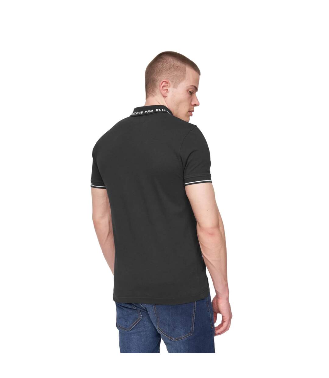 Polo hentyme homme noir Henleys-2