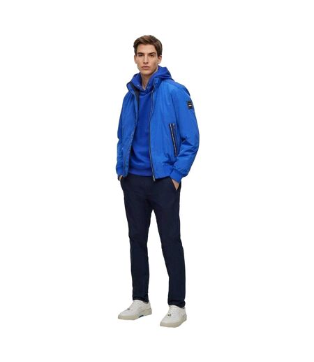 Mens Porsche X Hoodie Bright Blue Boss