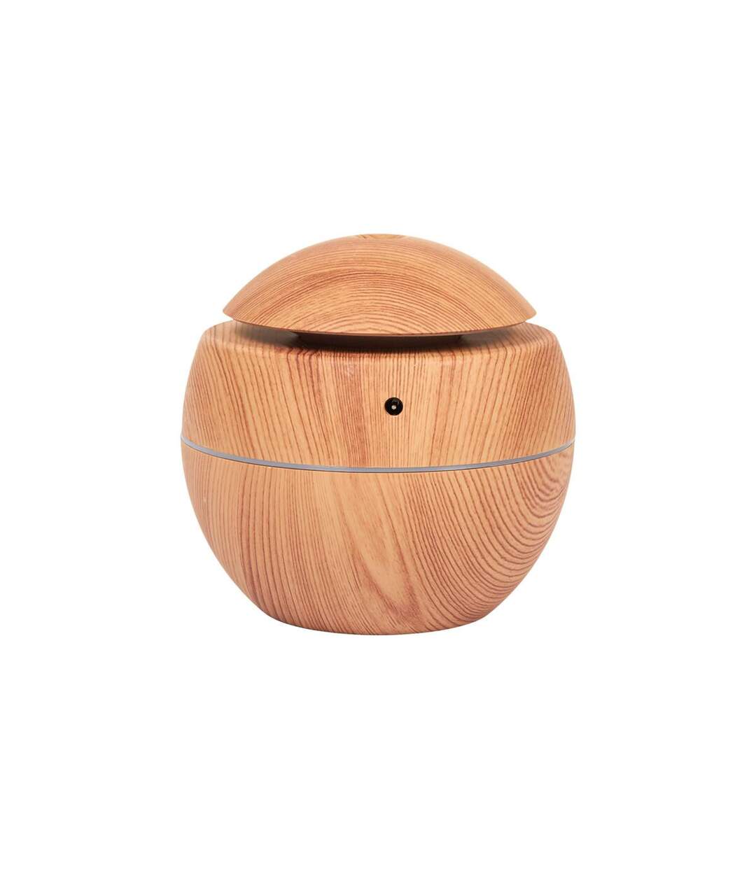Diffuseur de Parfum Effet Bois Sphère  10cm Marron-3
