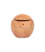 Diffuseur de Parfum Effet Bois Sphère  10cm Marron-3