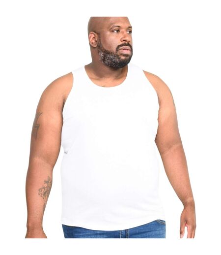 Duke Mens Fabio-1 Kingsize Muscle Vest (White) - UTDC171