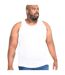 Duke Mens Fabio-1 Kingsize Muscle Vest (White) - UTDC171-3