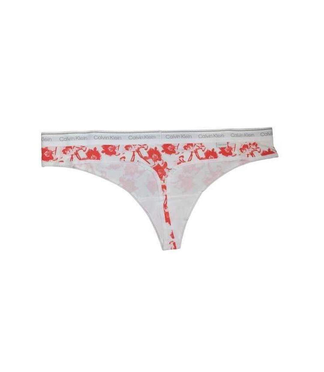 String Motif/style Floral Femme Blanc Rouge Calvin Klein-2