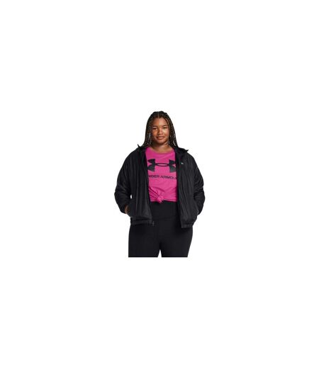 Womens/ladies Loose Fit Windbreaker Black Under Armour