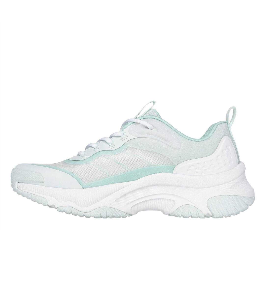 Baskets Motif/style Épais Moonhiker Femme Vert Clair Skechers-2