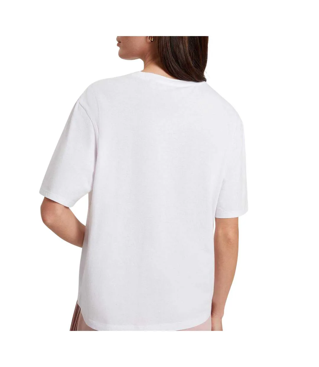 Womens/ladies Graphic Print Short-sleeved T-shirt White Ted Baker-3