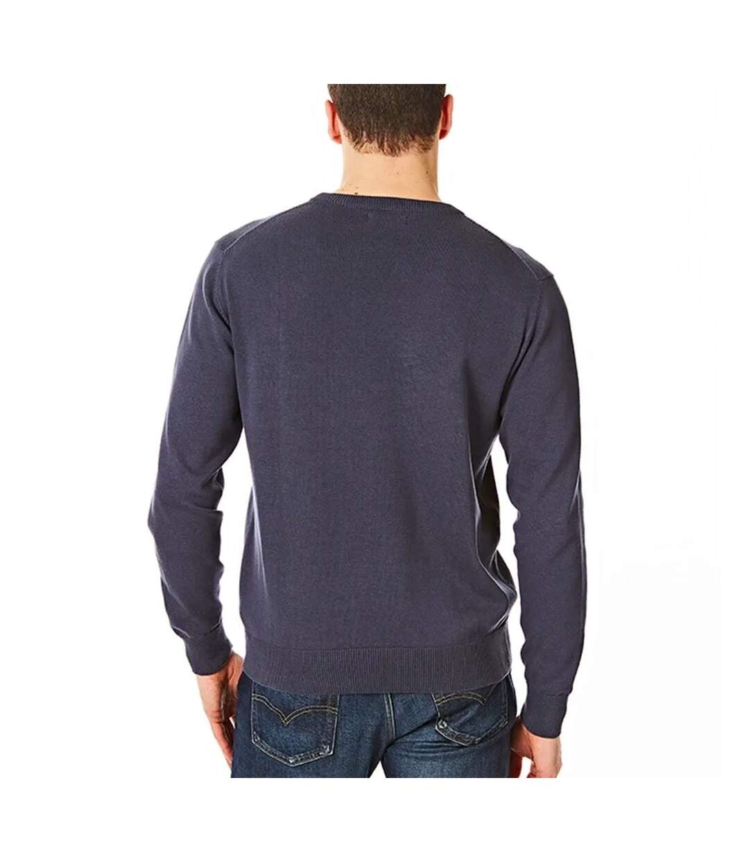 Sweat homme bleu marine CastlePoint-3