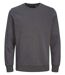 Sweat col rond - JACK&JONES - Unisexe - JJ3900 - gris asphalte