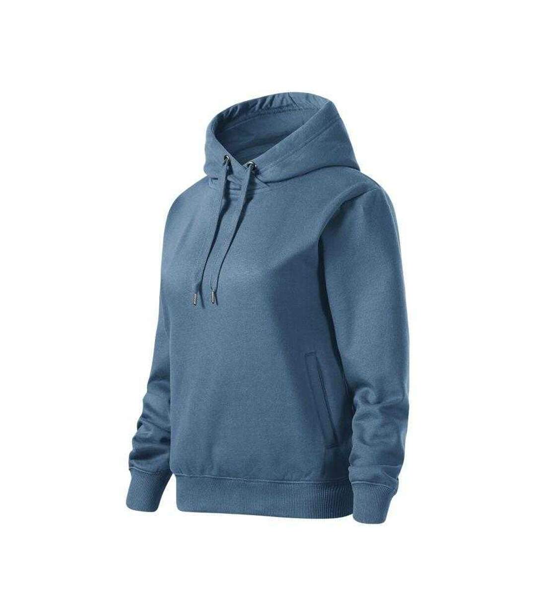 Sweat À Capuche Moon Femme Bleu Marine Foncé Malfini-3