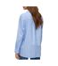 Chemise bleu femme vero moda elina-2