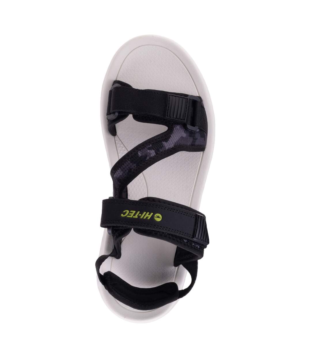 Sandales Tocel Homme Noir Gris Moyen Vert Clair Hi-Tec-4