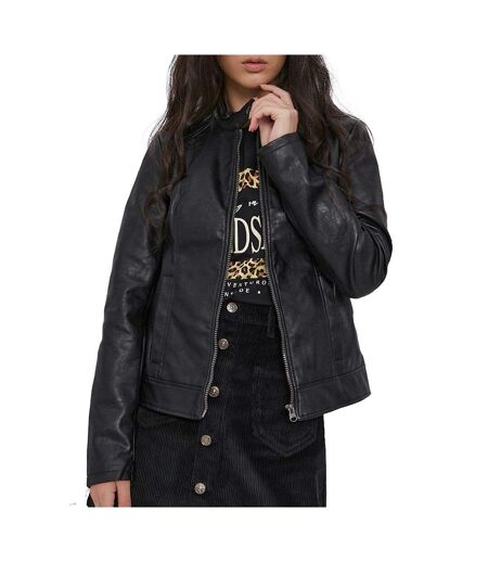 Veste Simili Cuir Noir Femme JDY Emily