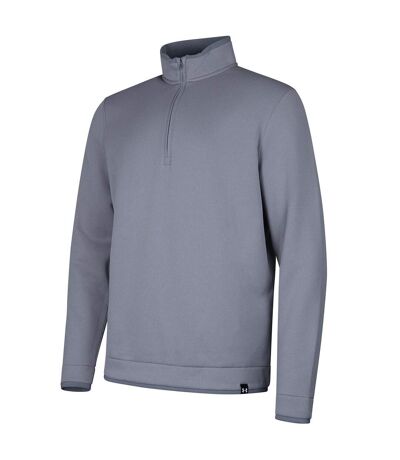 Mens Quarter Zip Fleece Top Steel Under Armour