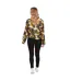 Blouse Manches Longues Motif/style Camouflage Femme Vert Influence-4