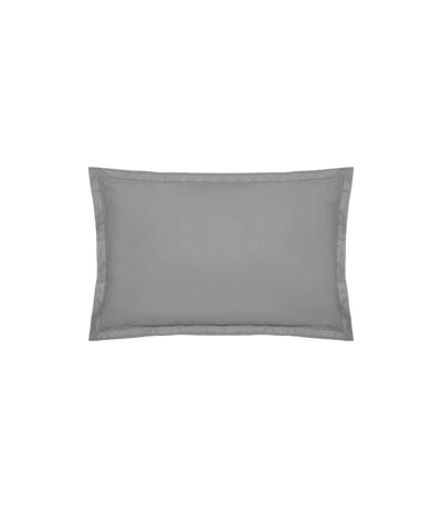 Taie d'Oreiller Percale 50x70cm Gris