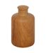 Vase Déco Effet Bois Soa 17cm Marron-1