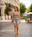 Top en coton MAYFLOWER BEIGE-MF beige : la douceur d'une matière naturelle pour un look d'été épuré-5
