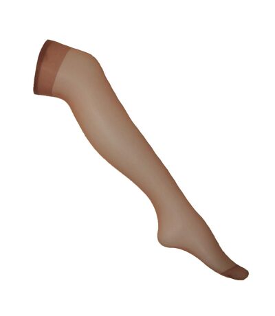 Silky Womens/Ladies Smooth Knit Knee Highs (2 Pairs) (Mink) - UTLW251