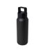 Astra Recycled Stainless Steel 600ml Insulated Water Bottle One Size Solid Black Floso-1