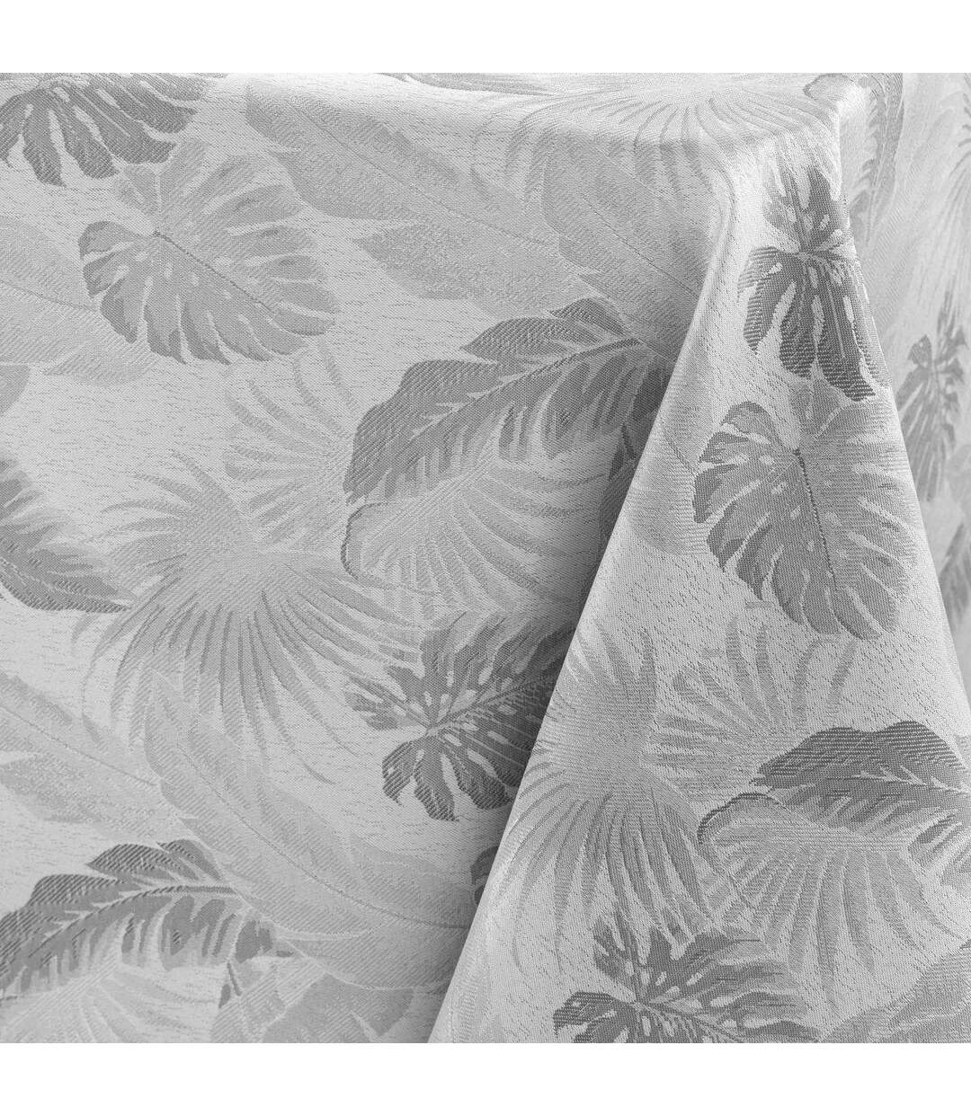 Nappe Jacquard Imprimé Enola 140x250cm Gris-3