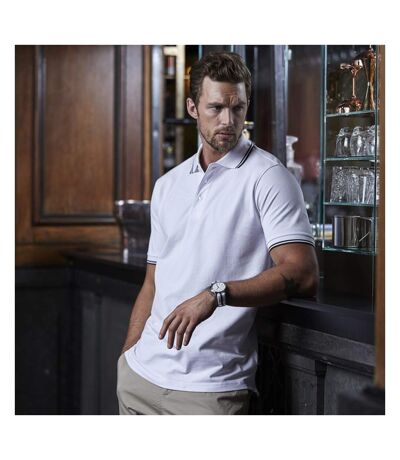 Polo Luxury Fashion Homme Blanc Bleu Marine Tee Jays