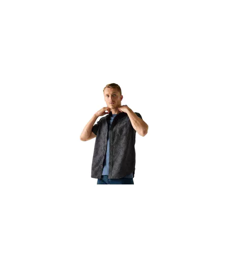 Chemise Motif/style Texturé Mindano Homme Gris Clair Regatta
