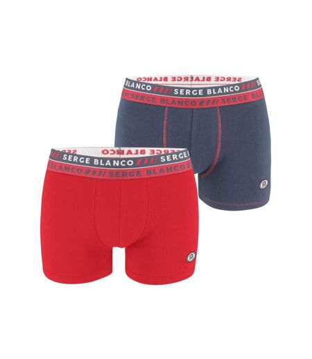 Lot de 2 Boxers homme surpiqûres Class Serge Blanco