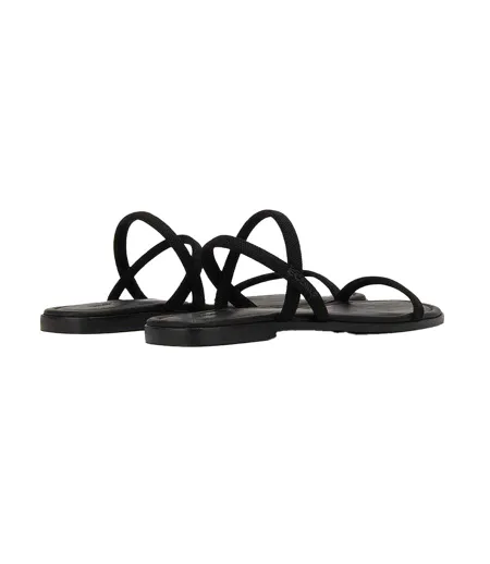 Sandales Delhi Femme Noir Total Ecco