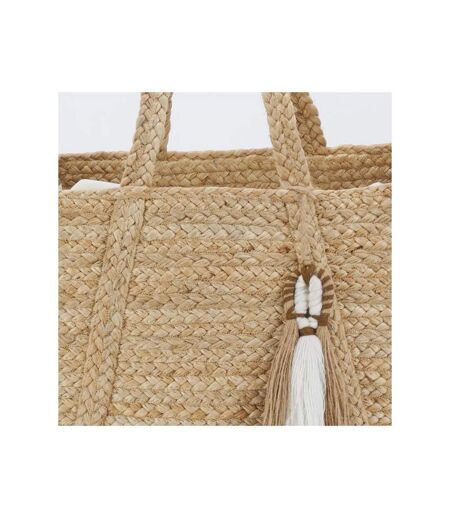 Sac rectangulaire en jute naturel