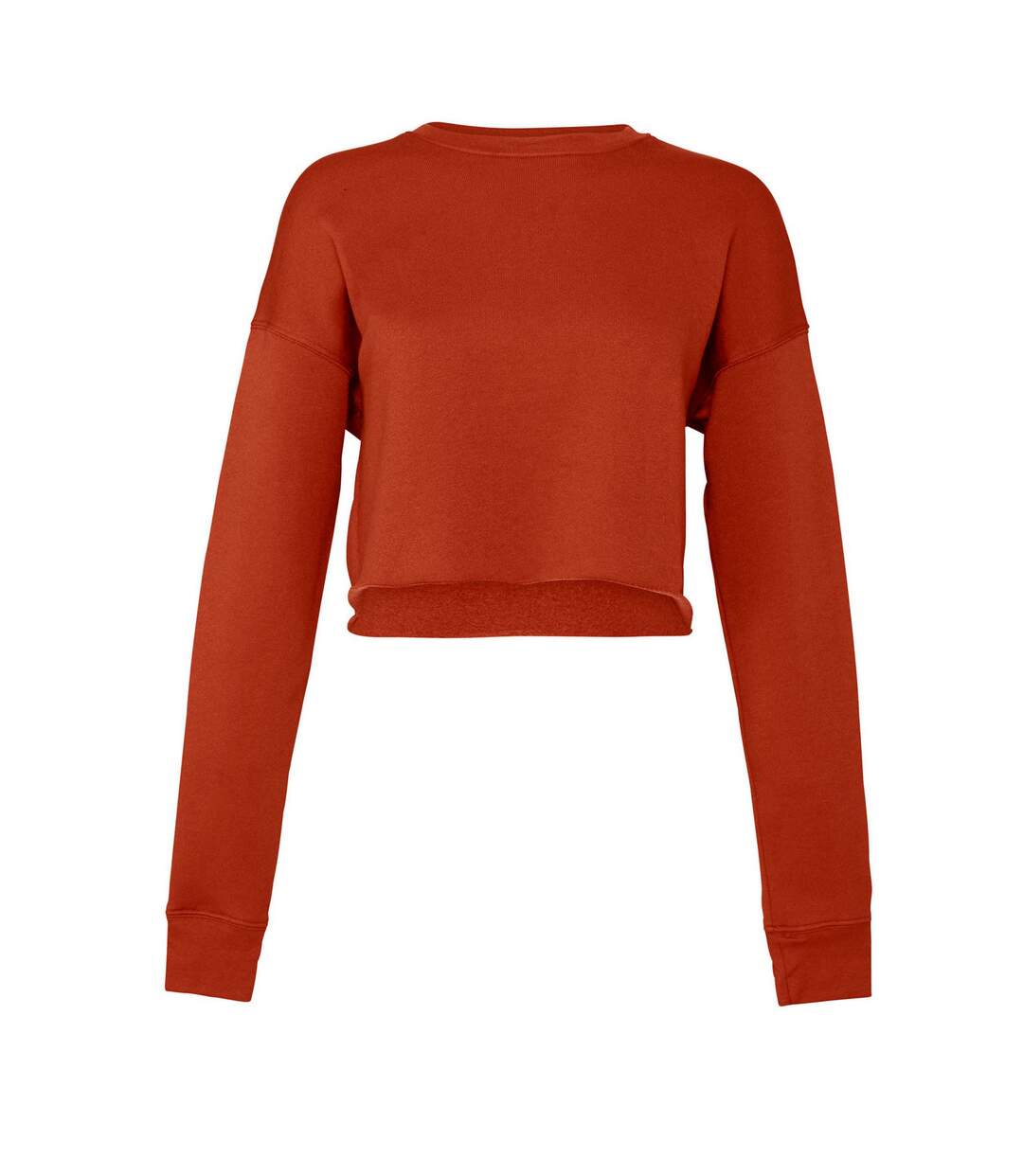 Haut polaire femme rouge orangé Bella + Canvas