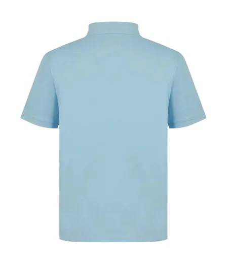 Mens Classic Embroidered Logo Polo Shirt Fresh Blue Sky Jack Wills