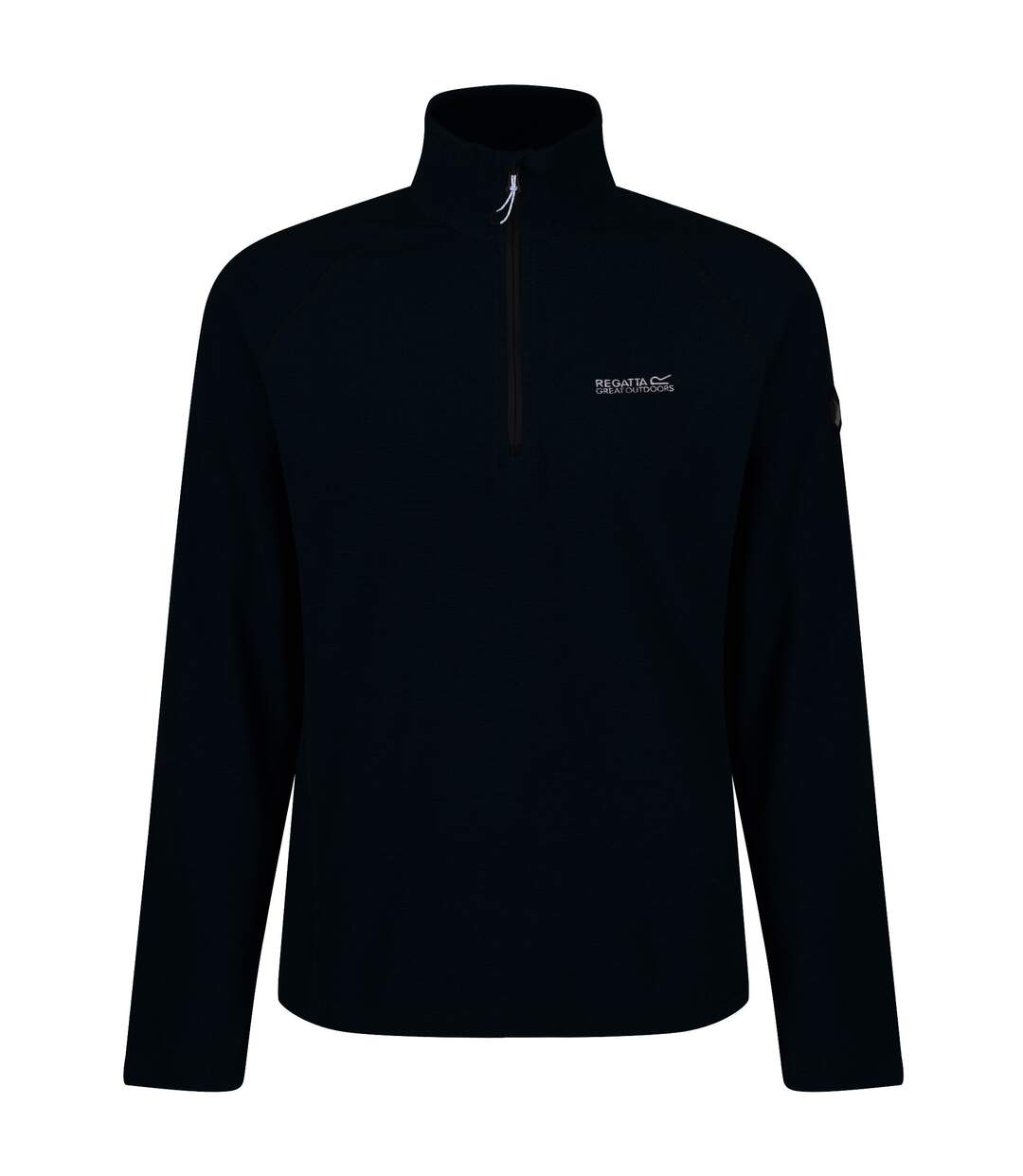 Regatta Great Outdoors Mens Montes Funnel Neck Fleece Jumper (Black)