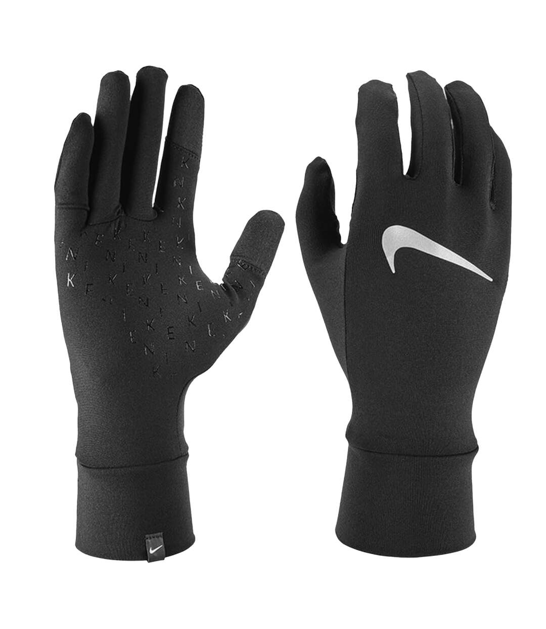 Gants d´hiver femme m noir / blanc Nike-3