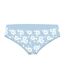 Lot de 3 slips femme  en coton uni et imprimé ceinture fine 2cm Pck1 Pierre Cardin-3