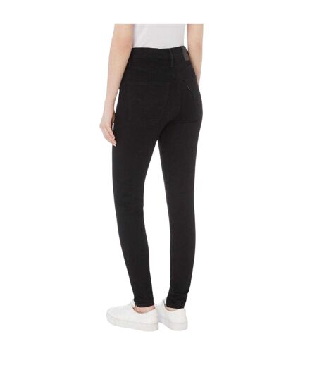 Jean Mile High Femme Noir Levis