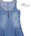 MAYFLOWER VF048S - Robe en jean pour femme : le charme décontracté de l'effet Liberty Stone-4