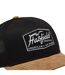 Casquette trucker avec filet bi-matière semi curved et patch Hatmaker Hatfield-4