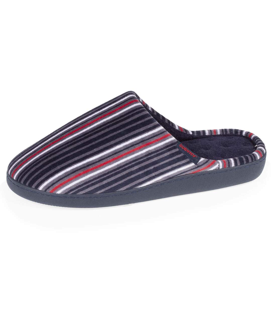 Isotoner Chaussons Mules homme mousse à mémoire de forme-1