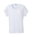 Womens/ladies katy loose fit t-shirt white Clique-1