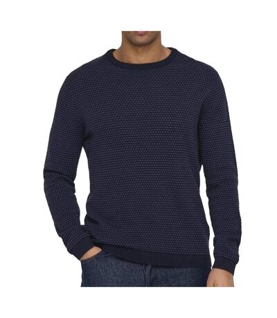 Pull Marine Homme Only & Sons Tapa Reg 12 - L