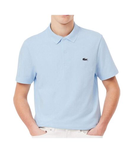 Polo bleu ciel homme lacoste dh55220