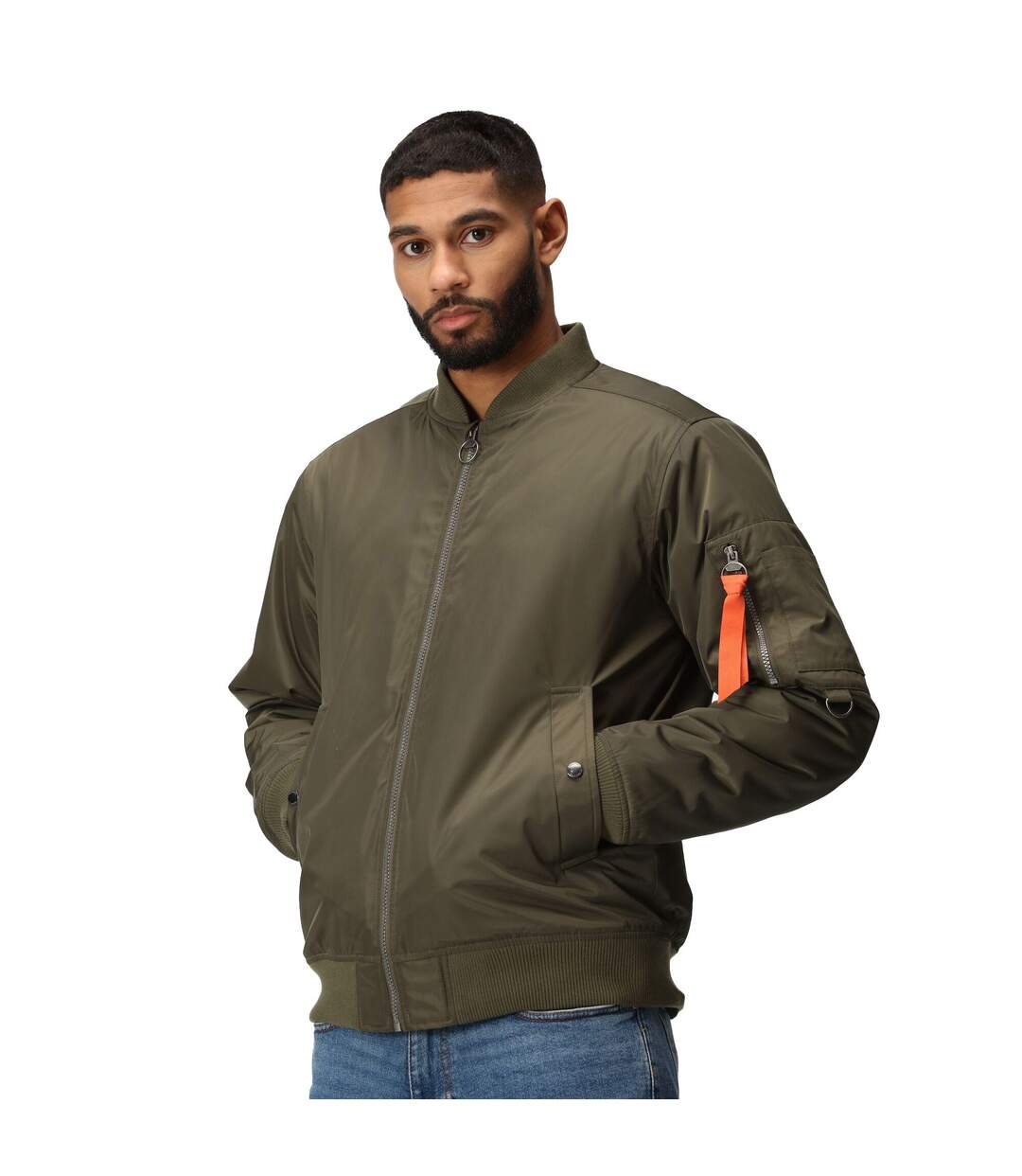 Veste Imperméable Pro Pilot Homme Kaki Foncé Regatta-4