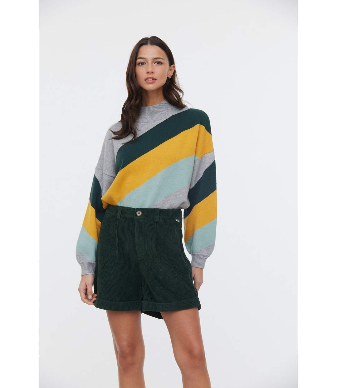 Short NOLY Vert Profond-1