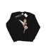 Disney Sweat-shirt de Noël Fée Clochette Femme/Ladies (Noir) - UTBI40882-1