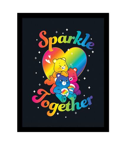 Care Bears - Poster encadré SPARKLE TOGETHER (Multicolore) (40 cm x 30 cm) - UTPM8601